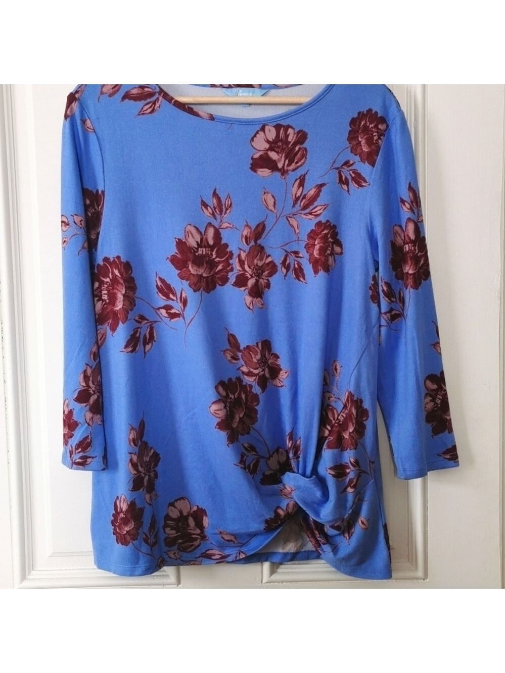 Penmans Floral Long Sleeve top. Size Large. EUC Cottagecore